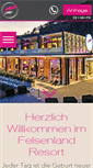 Mobile Screenshot of hotel-felsenland.de